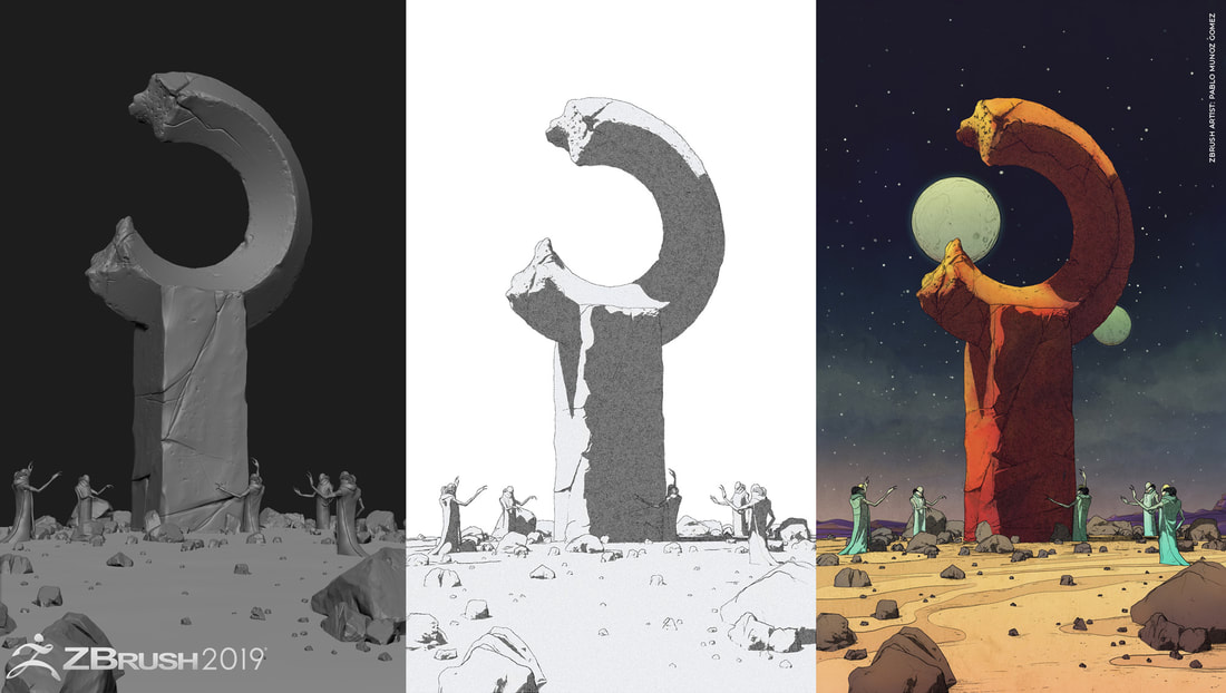 Pixologic發布了最新的ZBrush2019.jpg